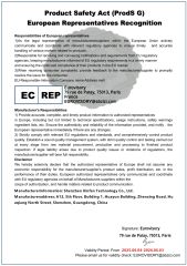 EC certificate from Shenzhen Xinfan Technology Co., Ltd.