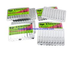 Dental Instrument Barbed Broaches Root Canal File Origin China Trademark TOYE Model NO. TY-BB Length 21/25/28mm HS Code - Image 3