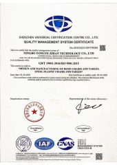 ISO9001 certificate from NINGBO YONGYE ZIHANTECHNOLOGY CO., LTD.