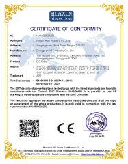 CE of DC Motor certificate of Dongguan AST Industry Co., Ltd. – certificate photo, supplier certificates section