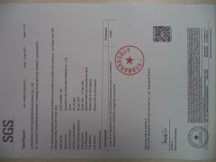 SGS Report certificate from GUANGZHOU SINO GROUP CO., LTD