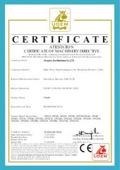 Forklift CE certificate of Qingdao ZHS Machinery Co., LTD – certificate photo, supplier certificates section