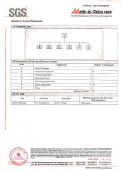 SGS certificate from Chiping Jiabao Decoration Materials Co., Ltd.