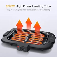 Hot Sale Mini Home Electric Smokeless BBQ Grill Machine Custom Presto Griddles - Image 2