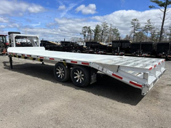 2024 Alum Line Trailers 8.5×24 13K Aluminum Gooseneck w/Flip-Over Ramps - Image 4