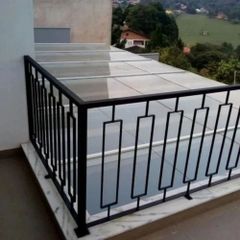 304 Stainless Steel Floor Mounted Deck Railing Design Bar Position Deck Mounting Type Floor Material Grade SS 304 Usage/Application - Image 3