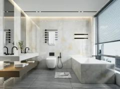 Polished Artificial Colourful Sintered Stone Marble Look Slabs Tile Wall - Image 3