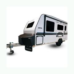 caravan trailer for off road camping Australian standard RV with highoff road RV camping trailer caravan meeting Australian standards heavy duty trailer suitable for remote travel and adventure tourism ground clearance rugged tires and reliable performance for outdoor adventures - Image 1