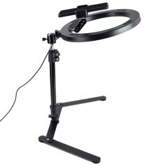 10 Inch LED Ring Light with Stand Set - Image 1