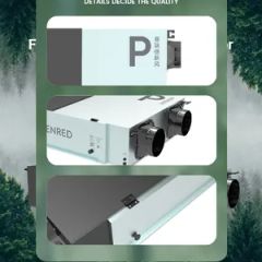 Smart Home Heat Recovery Ventilation System with Exhaust Fan Model NO. P5 Max.Power 220W Trademark Menred Warranty 3 - Image 2