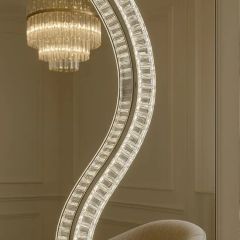 Smart Wall Light Emitting Diode Mirror Crystal Wall Light - Image 3