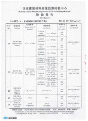 Test Report certificate from Guangzhou Geeshine Building Materials Co., Ltd.