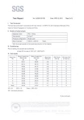 SGS certificate from Yangzhou Everest Outdoor Co., Ltd.