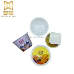 Mandun Frozen Yogurt Ice Cream Containers Sweet Food Disposable Cup Containers with Lids PP Iml Plastic Packing Food Customized - Image 6