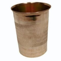 Round  Copper Glass Shape Round Usage Water Finish Plain Capacity 250 ml Wall Thickness 1inch Copper Purity Pure - Image 3