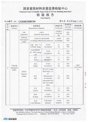 Test Report certificate from Guangzhou Geeshine Building Materials Co., Ltd.