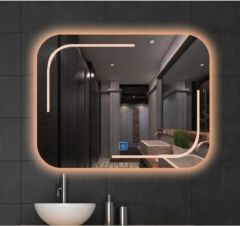 LED Lighted Vanity Mirror Light Bathroom with Bluetooth Speaker, Anti Fog Anti Water Bath Mirrors - Image 1