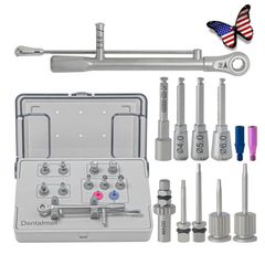 SMART Hiossen Implant Kit with Bone Profilers Torque Drivers Hex 1.2 OSSTEM Compatible - Image 1