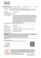 RoHS certificate from Zhuhai Chipsense Electronic Technology Co., Ltd