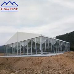 Made in China 15X30m 20X60m 50X100m Herringbone Roof Glass Wall Event Accessories Party Iight Transparent PVC Roof Tarpaulin Party Tent for Sales - Image 4