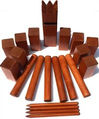 Classic Wooden Outdoor Sports Kubb Game - Image 3