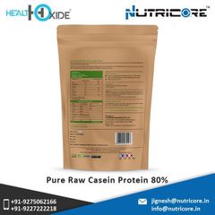 Muscle Building Bulk Pure Raw Casein Protein 1kg Place of Origin India Brand Name Healthoxide Type Nutrition Enhancers Model Number Pure Raw Casein Protein - - Image 2