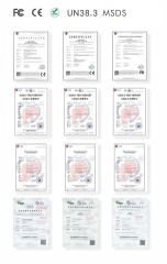 01 certificate from Ningbo GLGW New Energy Co., Ltd