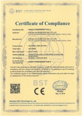 CE certificate of halogen lampholder GU10 certificate from Fuzhou Colshine Electric Co., Ltd.
