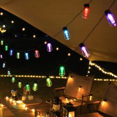 Christmas Light String, LED Lighting, Outdoor Camping Light, Solar-Powered Light String - Image 2