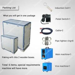 Induction Heating Machine for Metal Blade Soldering Rod Annealing - Image 6