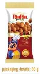 food crispy nuts snacks flour coated roasted peanuts BBQ flavour - Image 1