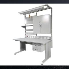 ESD Workbench Lab Bench Electronic Work Table Lab Furniture Adjustable Workbench - Image 4