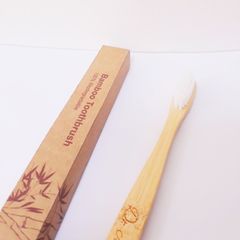 2020 Wholesale Price Bamboo Products 100% Organic Handle No BPA White Black Bristle Natural Eco friendly Bamboo Toothbrush eco-products - Image 4