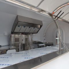 Airstream Food Truck Coffee Steel Concession Food Trailer with Full Kitchen Equipments - Image 5