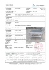 TUV product test report certificate from Foshan Nanhai Epe Truss Stage Equipment Co., Ltd