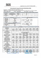AWS D1.1 PQR certificate of Qingdao Ruly Steel Engineering Co., Ltd – certificate photo, supplier certificates section