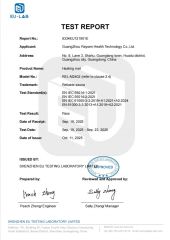 CE-EMC test report certificate from Guangzhou Raysen Health Technology Co., Ltd.