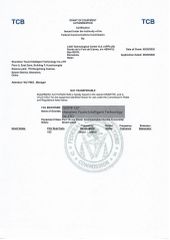 FCC certificate from Shanghai Sotech Technology Co. Ltd