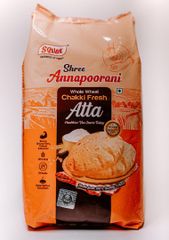 Shree Annapoorani - 100% Whole Wheat Chakki Fresh Atta | Premium Sharbati Wheat Flour from India – product photo 1, product detail gallery