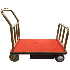Custom 4-Wheel Powered Modern Metal Hotel Luggage Cart Motor 300W Model NO. NK-205 Controller 24V30A Modelnumber Nk-205 Battery Range 30km - Guangzhou Nanjie Machinery Manufacturing Co., Ltd.