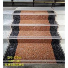 Polished Marble & Granite Stone Step Tile for Stair MOQ 10 PCS Trademark JTS Size 470X1200 Thickness 10mm Color Brown / - Image 1