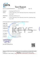 Product Inspection Report certificate from Shijiazhuang OurPCB Tech. Ltd.