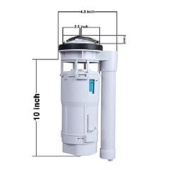 ABS Toilet Push Button Cistern Material ABS Flush Type Dual Flush Size/Dimension 10 inch Flush Valve Type Dual Flush Model Name/Number Water - Image 2