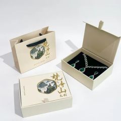 Customized Ring Bracelet Storage Luxury Paper Jewelry Magnet Packaging Box - Image 1