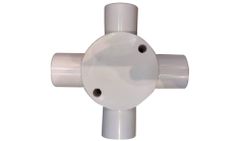 PVC Conduit Fitting, Size: 20 mm Size 20 mm Weight 50gm Material PVC Head Shape Round Usage/Application Electrical - Image 1