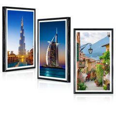 High Resolution Android WiFi Digital Photo Frames Advertising Signage - Image 6