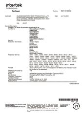 Silicone nipple EN14350 certificate from Guangdong RoRo Baby Products Co., Ltd.