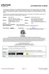 ETL certificate certificate from PUTIAN BELTRI INC.