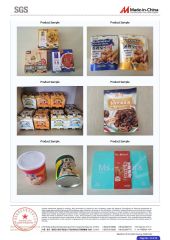 MIC5 certificate from Ningbo DAKE Food Technology Co., Ltd.