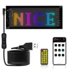 Car LED Display Screen Lights Digital LED Sign Indoor Full Color LED Bus Car Rear Screen LED Display for Advertisement - Shenzhen Dowell Lighting Co., Ltd